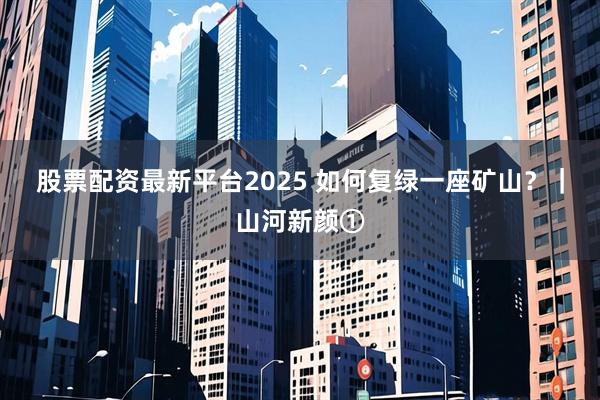 股票配资最新平台2025 如何复绿一座矿山？｜山河新颜①