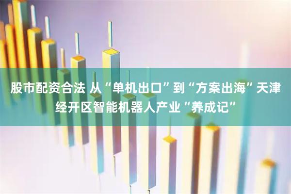股市配资合法 从“单机出口”到“方案出海”天津经开区智能机器人产业“养成记”
